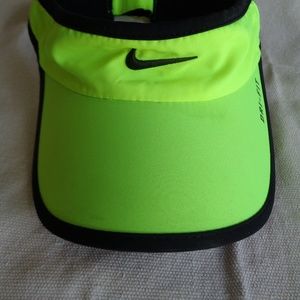 Lime green nike visor Clearance